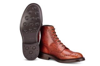 Stow Country Boot - Pure Shadow Brown - R E Tricker Ltd