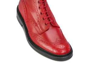 Stow Country Boot - Red Calf - R E Tricker Ltd