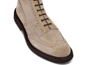 Stow Country Boot - Shale Suede - R E Tricker Ltd