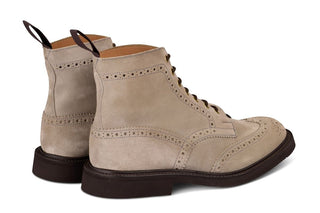 Stow Country Boot - Shale Suede - R E Tricker Ltd