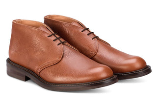 Winston Chukka Boot - Sienna Olivvia Scotch Grain - R E Tricker Ltd