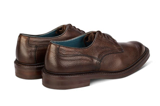 Woodstock Derby Shoe - Brown Muflone - R E Tricker Ltd