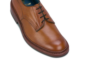 Woodstock Derby Shoe - Marron Muflone - R E Tricker Ltd