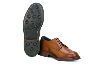 Woodstock Derby Shoe - Marron Muflone - R E Tricker Ltd