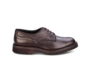 Woodstock Plain Derby Country Shoe - Brown Olivvia Deerskin - R E Tricker Ltd