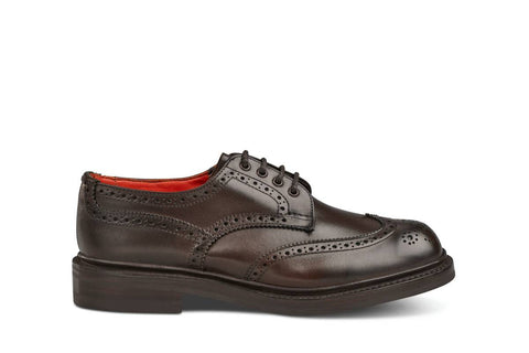 Anne Brogue Country Shoe - Espresso Burnished, view 1
