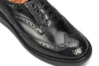 Bourton Country Shoe - Black Bookbinder - R E Tricker Ltd