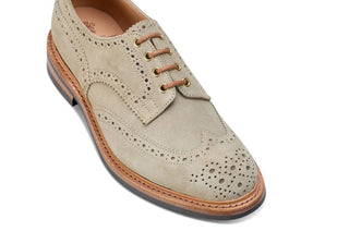 Bourton Country Shoe - Chino Castorino Suede - R E Tricker Ltd