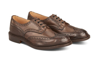 Bourton country Shoe - Lightweight - Brown Muflone - R E Tricker Ltd