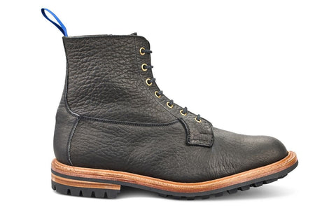 Burford Country Boot - Black Buffalo (Tricker's Exclusive), view 1