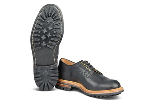 Daniel Tramping Shoe - Black Horween - R E Tricker Ltd
