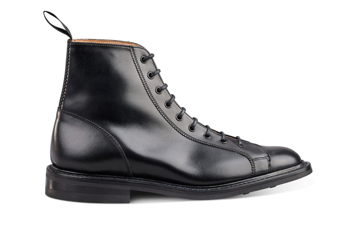 Ethan Monkey Boot - Black Calf