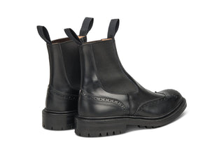 Henry Country Dealer Boot - Black Calf - R E Tricker Ltd