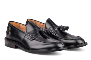 Jamie Tassel Loafer - Black - R E Tricker Ltd