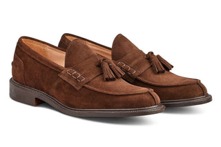 Jamie Tassel Loafer - Chocolate - R E Tricker Ltd