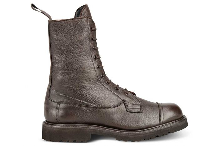 Lucia Super Boot - Olivvia Deerskin - Espresso Burnished