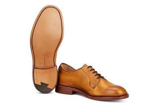 Robert Derby Shoe - Lightweight - Acorn Muflone - R E Tricker Ltd