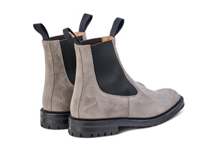 Stephen Chelsea Boot - Grey Castorino Suede - R E Tricker Ltd