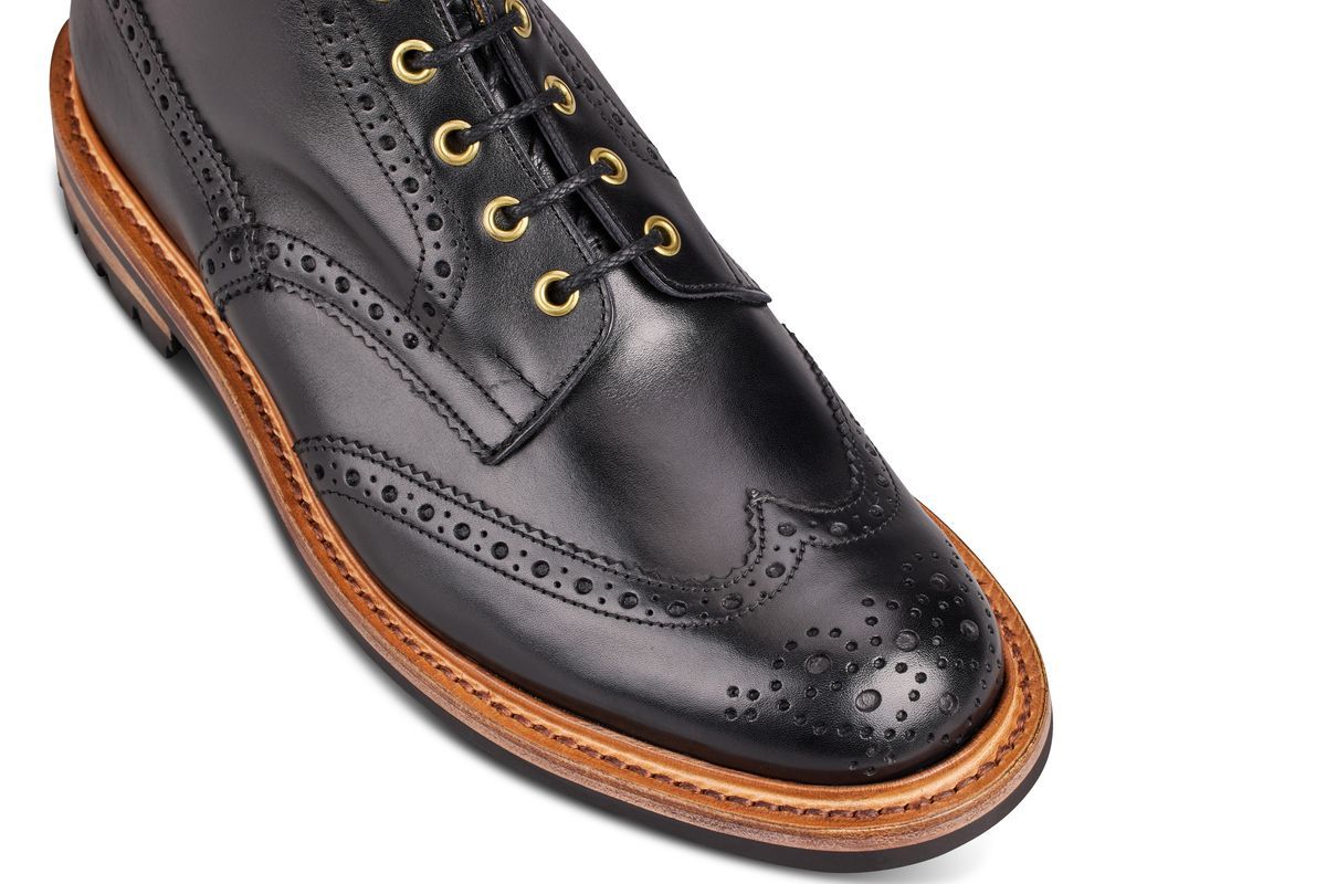 Stow Country Boot - Black – R E Tricker Ltd