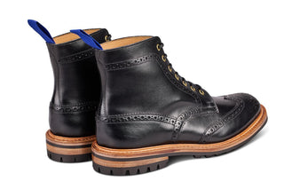 Stow Country Boot - Black - R E Tricker Ltd