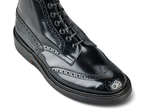 Stow Country Boot - Black Bookbinder - R E Tricker Ltd