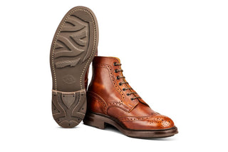 Stow Country Boot - Caramel Kudu - R E Tricker Ltd