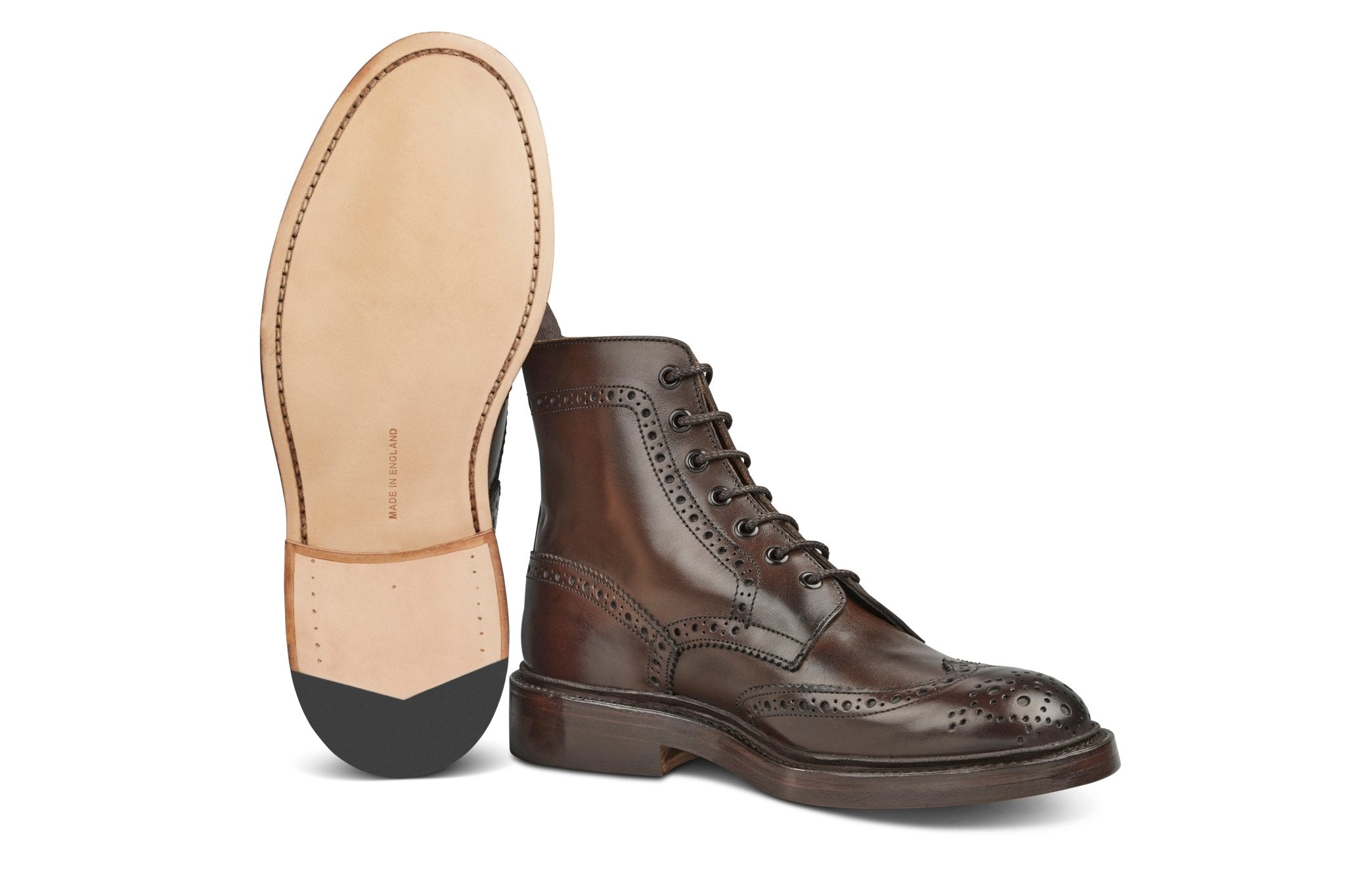 Tricker's Stow Country Boot Espresso Burnished – R E Tricker Ltd