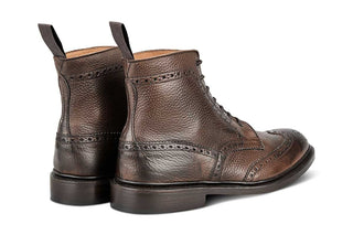 Stow Country Boot - Lightweight - Brown Muflone - R E Tricker Ltd