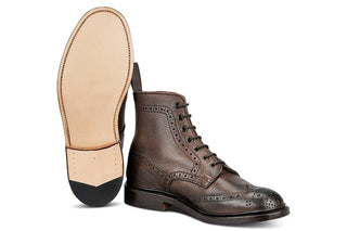 Stow Country Boot - Lightweight - Brown Muflone - R E Tricker Ltd
