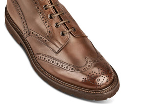 Stow Country Boot - Lightweight - Olivvia Classic Espresso Burnished - R E Tricker Ltd