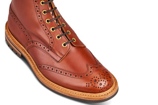 Stow Country Boot - Marron Antique - R E Tricker Ltd