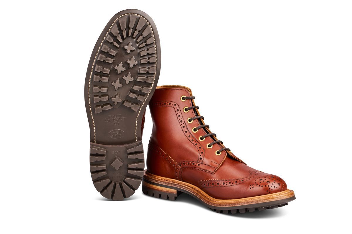 Stow Country Boot - Marron Antique – R E Tricker Ltd